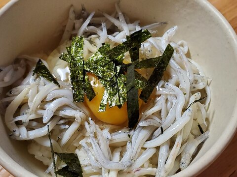 とっても簡単✩乗せるだけのしらす丼